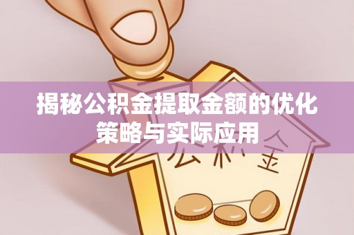 中寮揭秘公积金提取金额的优化策略与实际应用